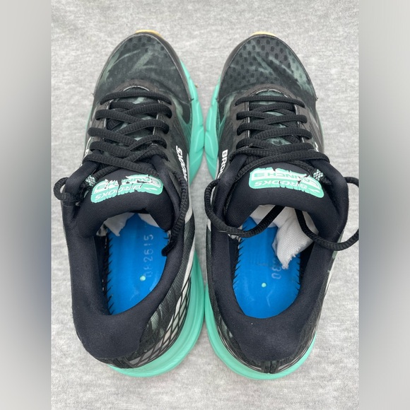 Brooks Womens Launch 3 1202061B071 Black Mint Green Running Shoes Size 8.5 - Picture 9 of 15
